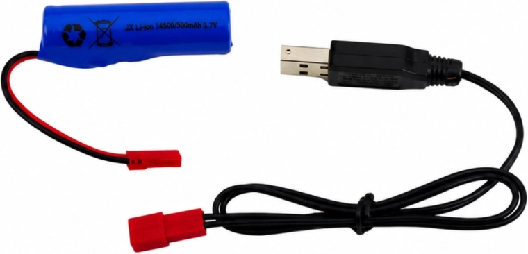 Vlastní Li‑Po akumulátor s USB nabíjením