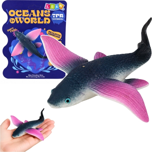 Oceans World gumová figurka létající ryby 12,5 cm