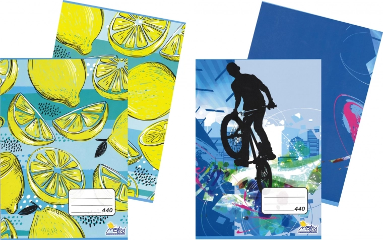 Školní sešit A4 čistý 40 listů (mix)