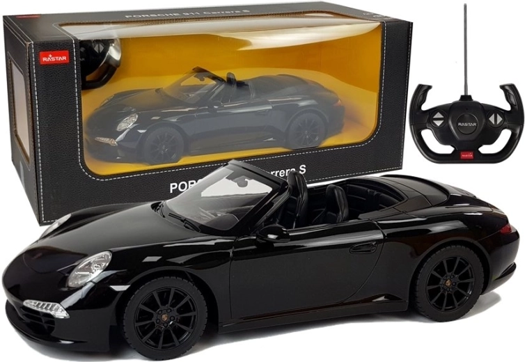 RC auto Porsche 911 Carrera S Rastar 1:12 – Černé