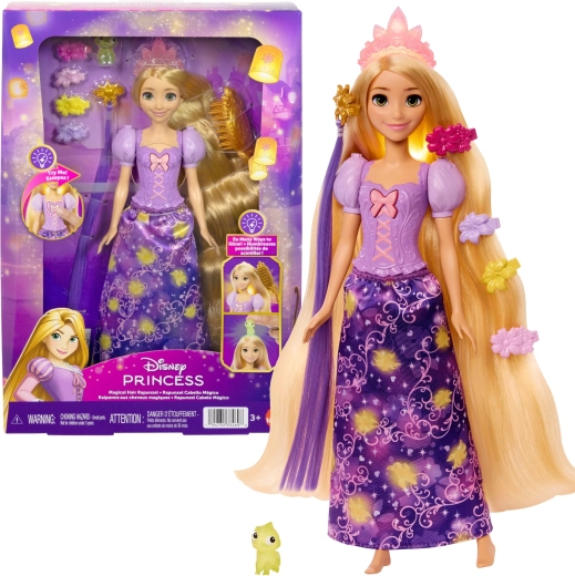 Disney Princess Locika s kouzelnými svítícími vlasy a doplňky