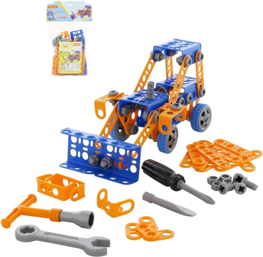 Stavebnice mladý inženýr traktor nakladač