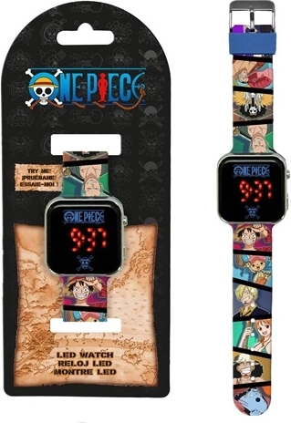 One Piece digitální LED hodinky