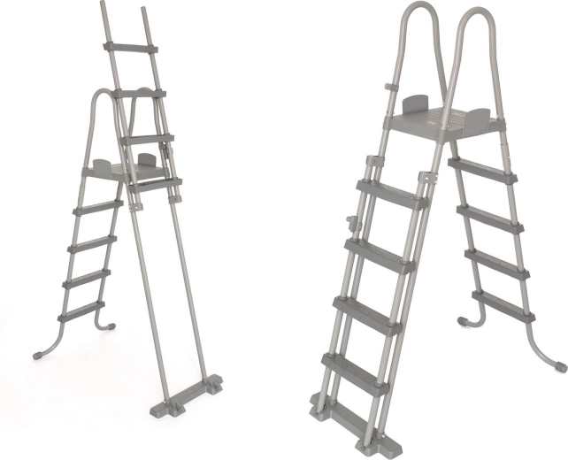 Bezpečný žebřík k nadzemním bazénům 132 cm BESTWAY