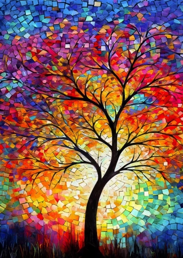 Enjoy puzzle podzimní strom života 1000 dílků