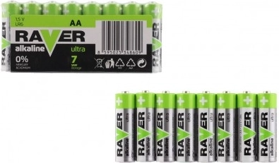 Alkalické baterie AA LR6 1,5 V – balení 8 ks