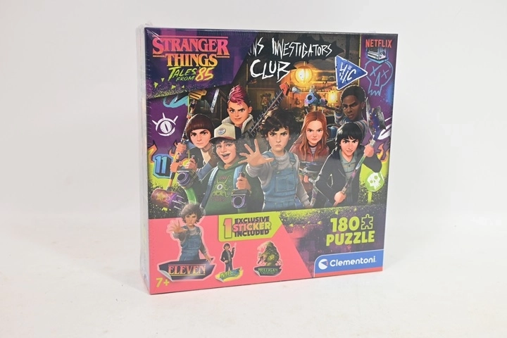 Clementoni Stranger Things puzzle 180 dílků v čtvercové krabici