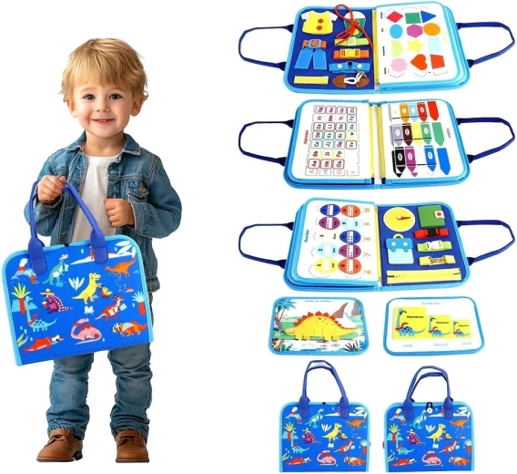 2Kids Toys senzorická busy kniha Dinosauři