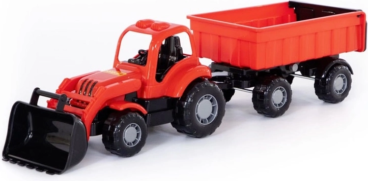 Traktor nakladač s přívěsem Macher