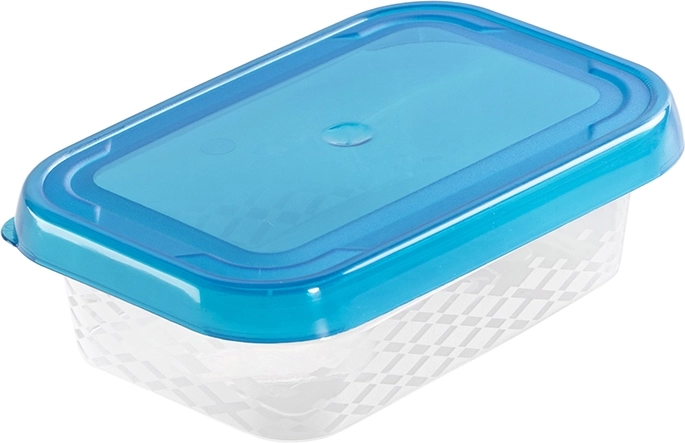 Blue Box obdélníková dóza na potraviny 0,1 l modrá