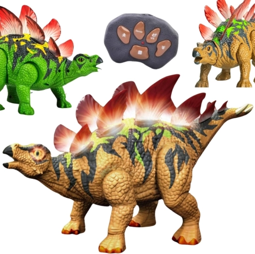 Woopie dálkově ovládaný stegosaurus se světlem a zvukem