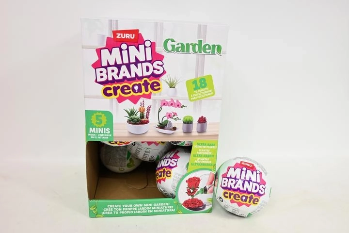 ZURU Mini Brands Create botanická zahrada – kapsle s mini rostlinami