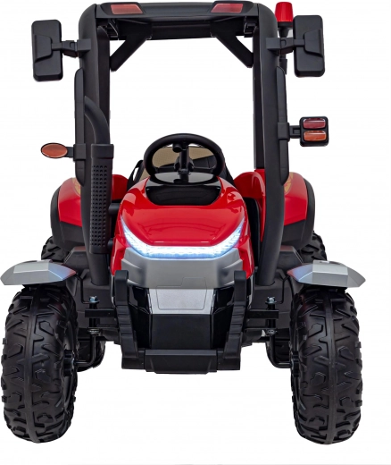 Traktor Blast s přívěsem červený