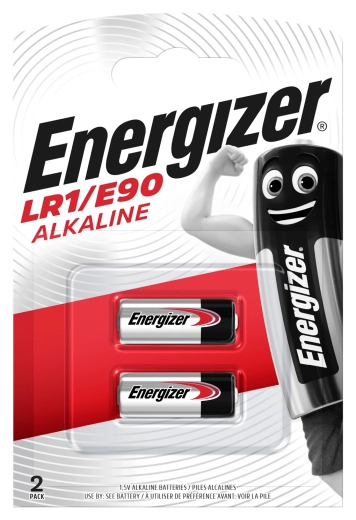 Energizer LR1/E90 alkalická baterie, balení 2 ks