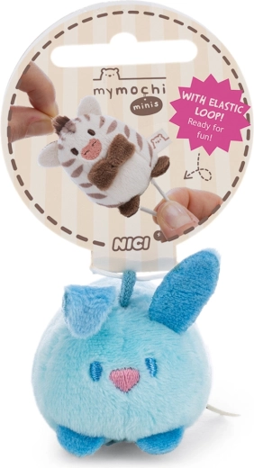 NICI MyMochi mini přívěsek zajíček Pibu 5 cm ležící