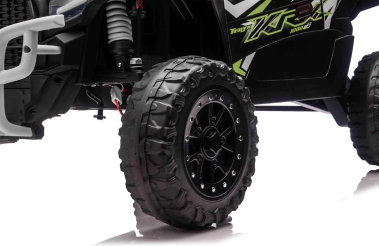 Měkká EVA kola a zadní odpružení