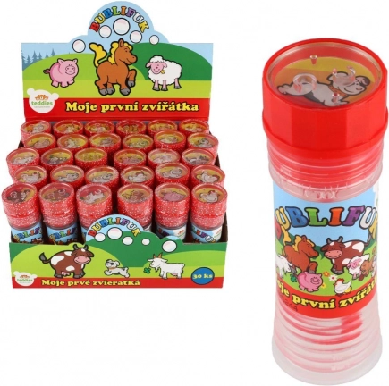 Bublifuk Moje první zvířátka 50 ml – box 30 ks