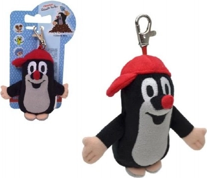 Krtek s kšiltovkou a karabinkou 10 cm