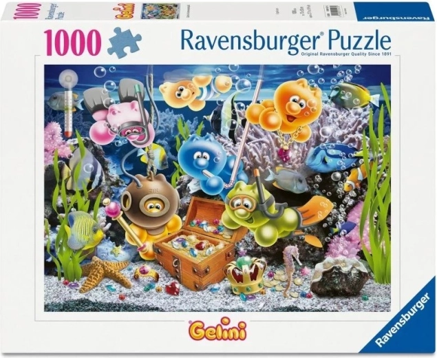 Ravensburger Puzzle Gelini: Podvodní zábava 1000 dílků