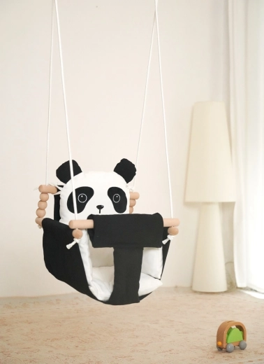 Hravý panda design do dětského pokoje