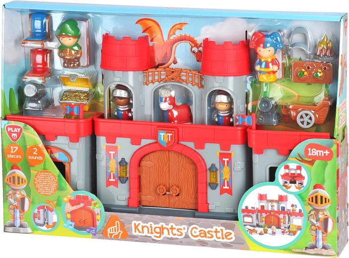 Playgo rytířský hrad – sada 17 kusů