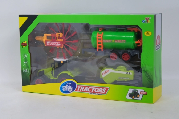 Farmářská sada traktor + 3 stroje