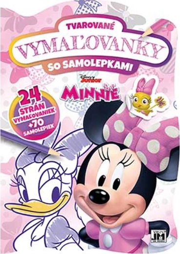 Tvarované omalovánky Minnie