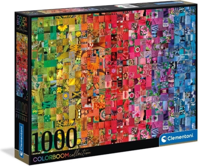 Puzzle 1000 dílků Collage Color Boom