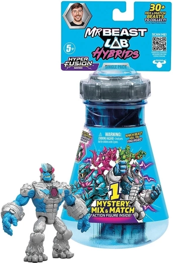 Figurka MRBEAST Lab Hybrids Hyper Fusion – tajemný mix & match