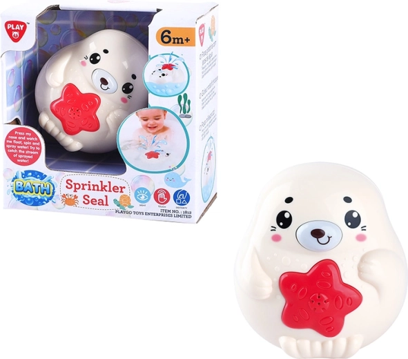 Playgo plovoucí tuleň do vany se stříkáním vody