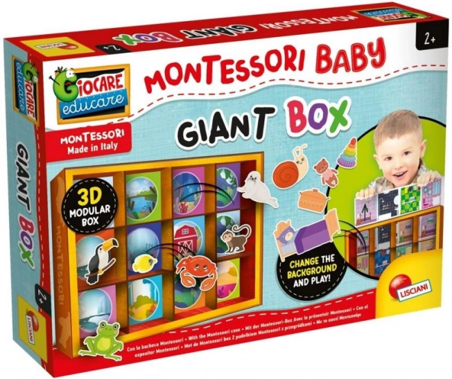 Montessori senzorický box pro miminka – velký
