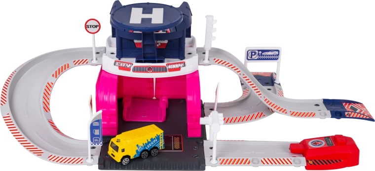 Vystřelovač a heliport pro akční hru