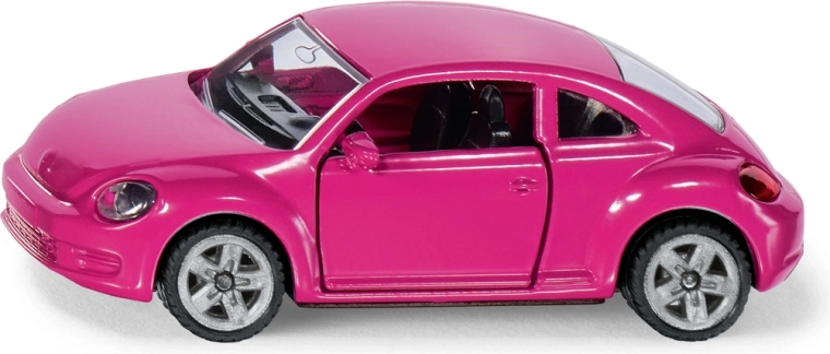 SIKU Volkswagen Beetle růžový s nálepkami