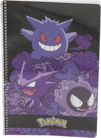 Pokémon blok A4 s kroužkovou vazbou - Gengar