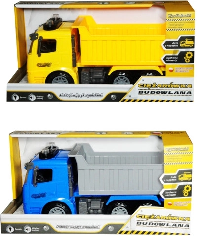 Stavební auto s polským zvukovým modulem - 1 kus