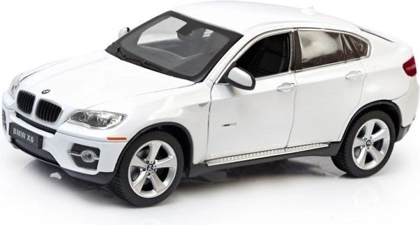 Rastar BMW X6 model auta 1:24 bílý - 1 kus