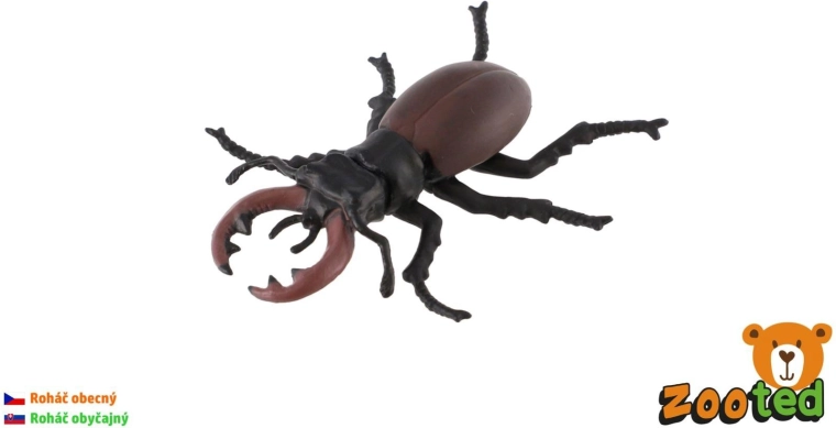 Plastová figurka roháče obecného 8 cm