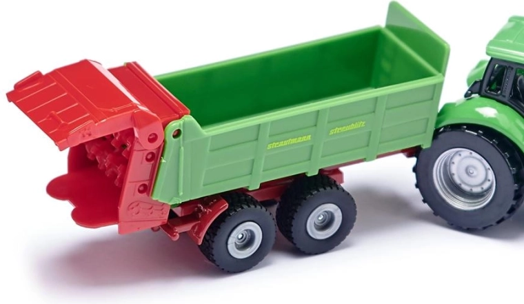 Otevíratelná zadní klapka rozmetadla