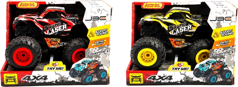 Jeep monster truck s velkými koly - 1 kus
