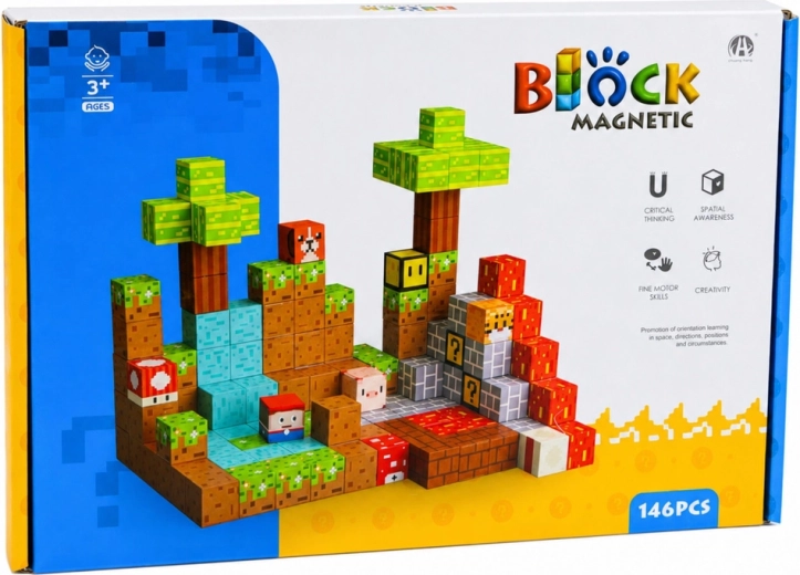 146 magnetických dílků pro nekonečné kombinace