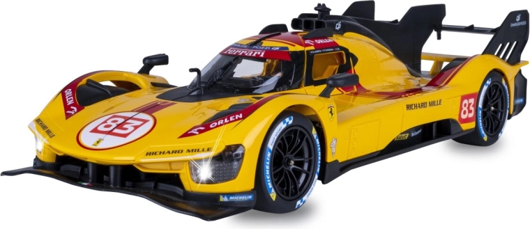Věrný závodní vzhled Ferrari