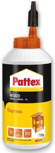 Rychletvrdnoucí lepidlo na dřevo PATTEX Express D2 250 g