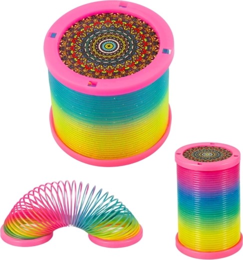 Duhové barvy a třpytivý efekt