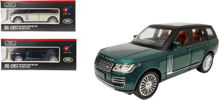 Kovový model Land Rover 1:24 se světlem a zvukem