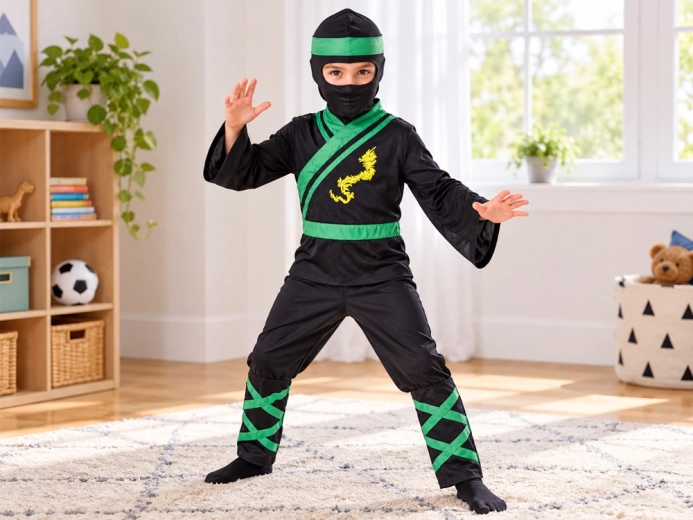 Výrazný ninja vzhled