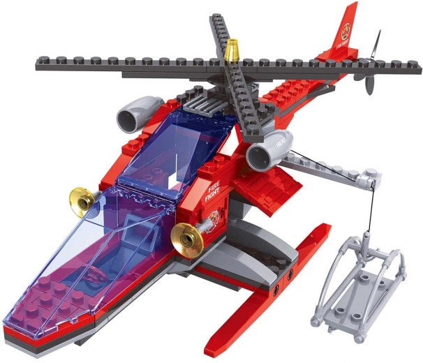 Kompatibilní stavebnice BLOXO hasiči helikoptéra