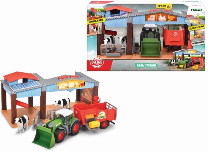 Farma s traktorem a příslušenstvím