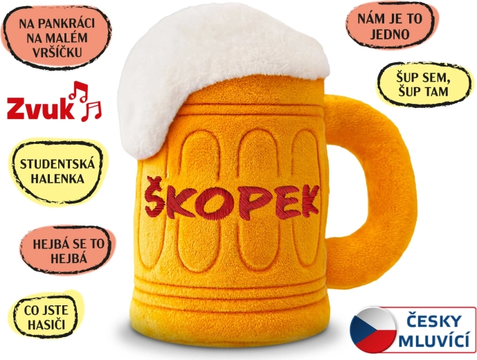 Plyšový Škopek 20 cm s melodiemi