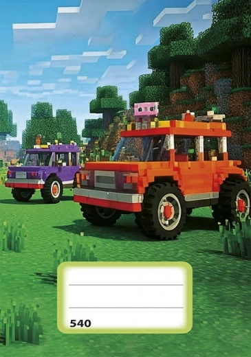 Sešit A5 nelinkovaný Automobilový motiv