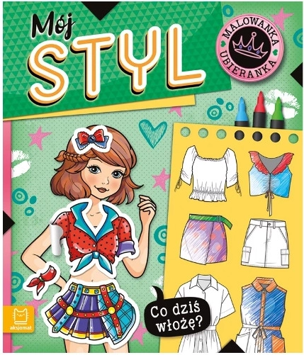 Co si dnes obléknu? Omalovánky a oblékání – Můj styl